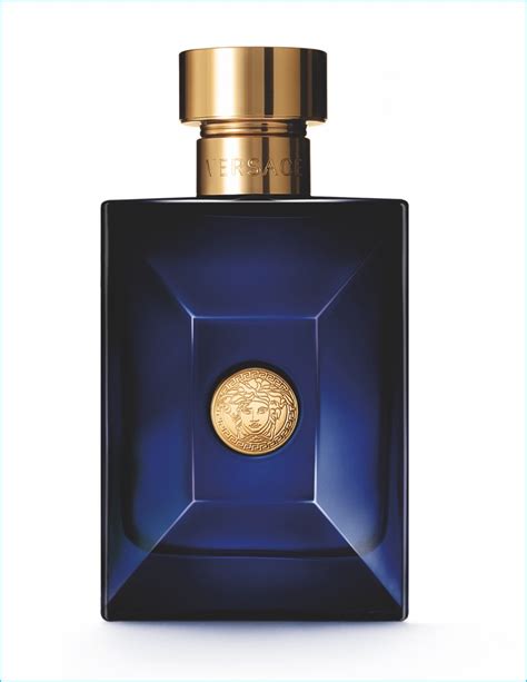 versace dark blue bottle